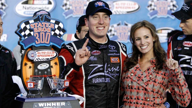 Busch rules California race, Danica 31st