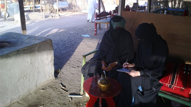 Self-employed Abha women catering to weary travelers