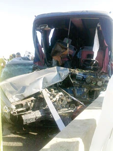 Man dead, 22 hurt in Taif highway pileup