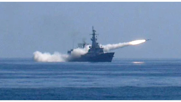 Pakistan Navy test-fires missiles in Arabian Sea