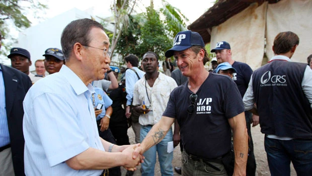 Penn spends serious time helping post-quake Haiti