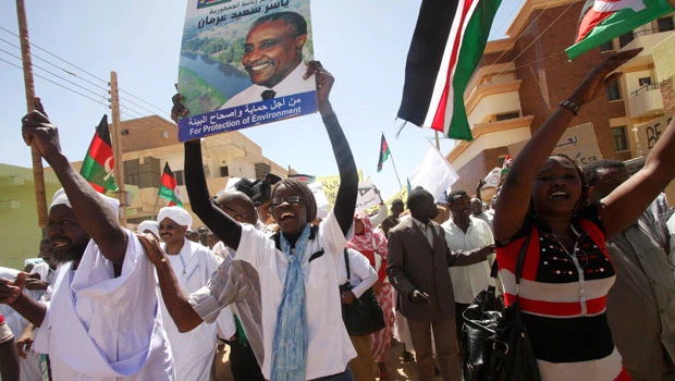 Protesters march against Sudan vote ‘clampdown’