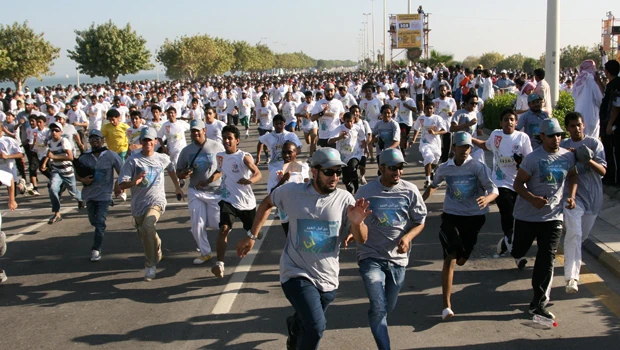 10,000 take part in Alkhobar charity run