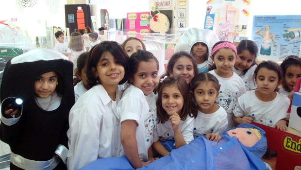 Schoolchildren get a taste of latest medical technology