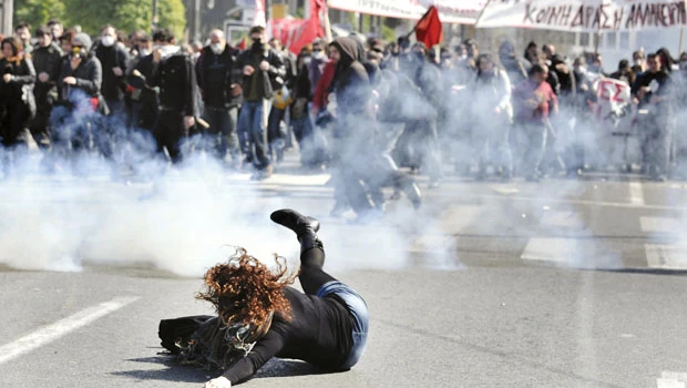 Greece hit by strikes, riots over austerity plan