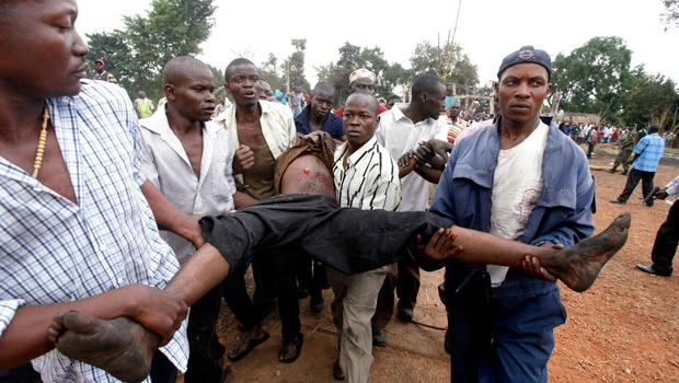 Fire at royal tomb prompts Uganda clash