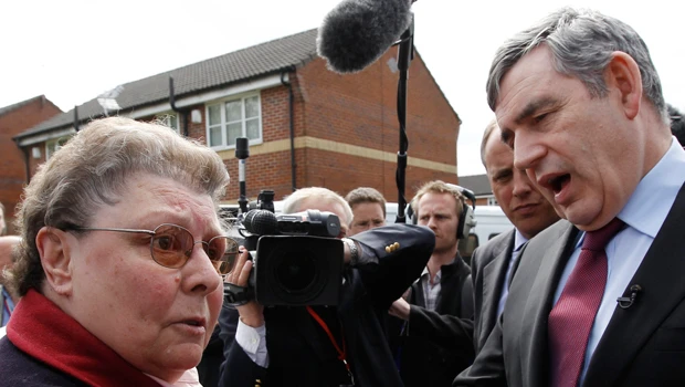UK's Brown calls voter "bigoted,” apologizes