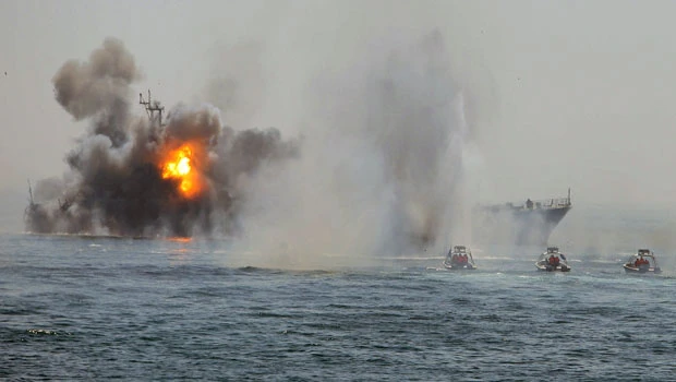 Iran unveils ‘ultra-speed and smart’ vessel in war games
