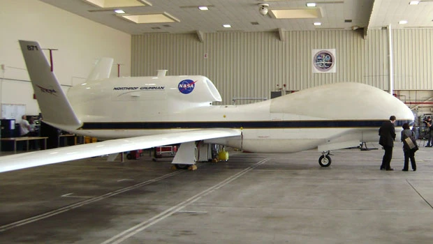 Global Hawk takes off on scientific flight