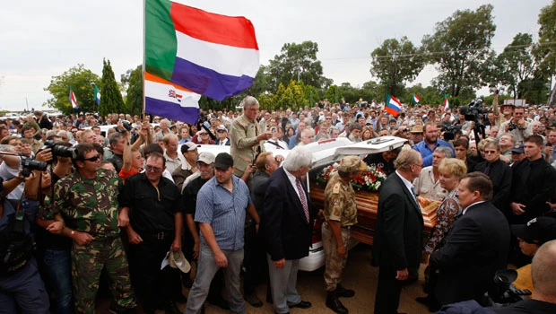 South African white supremacist to be laid to rest