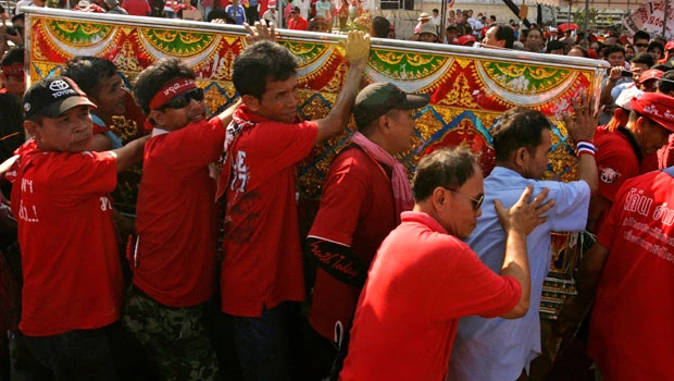 Red shirts take over ‘richest part’ of Bangkok