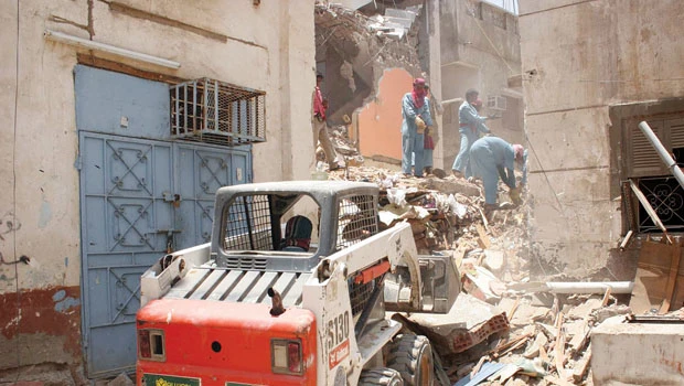 Building collapsed due to water hoarding, say police