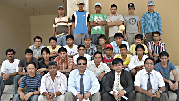 Over two dozen striking Nepalese flown home