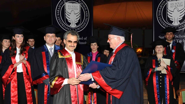 Sarajevo university confers doctorate on Prince Alwaleed