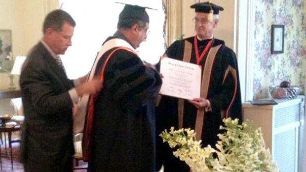Georgetown College honors Prince Faisal