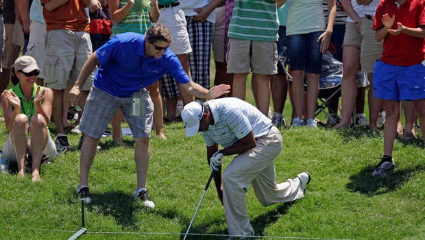 Rust factor keeps Woods off the straight and narrow