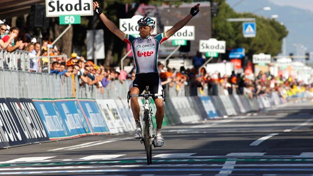 Lloyd falls more in love with Giro after stage win