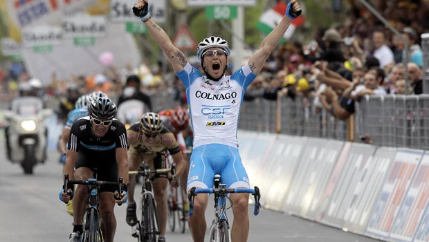 Tearful Belletti grabs Giro stage win on home turf