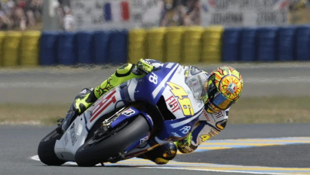 Rossi on pole position for French MotoGP