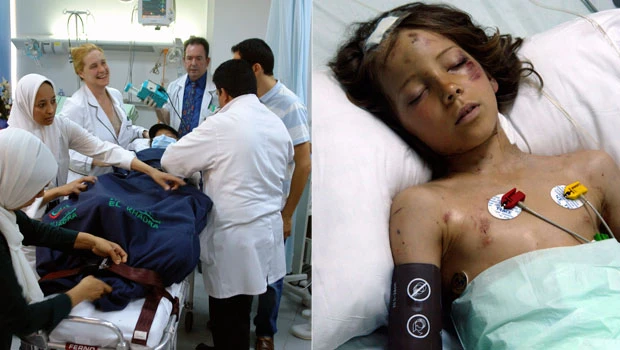 Bittersweet return for Dutch boy crash survivor