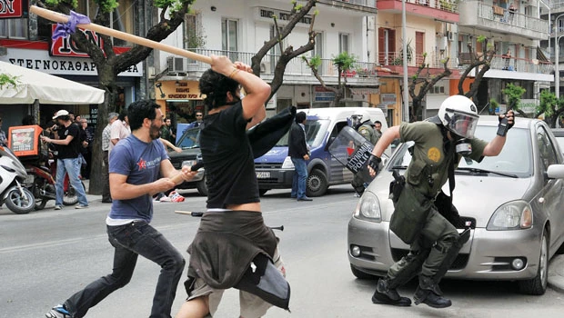 Fiery protests rock Greece