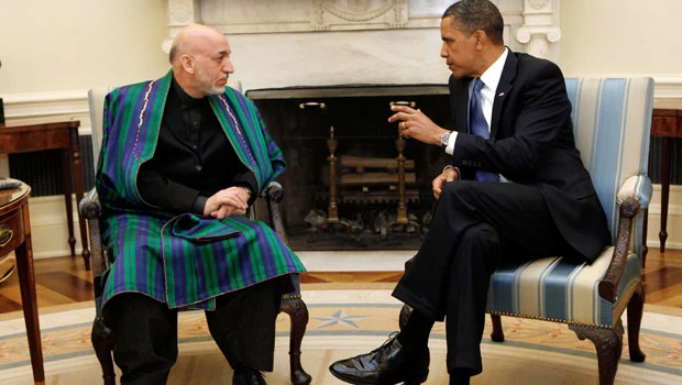 Karzai meets Obama on way ahead in Afghan war