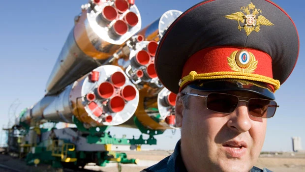 Russian rocket primed for space station mission