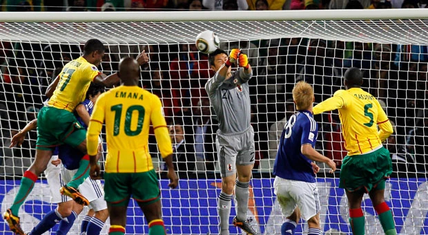 Japan beats uninspired Cameroon 1-0