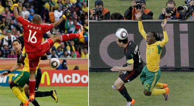 South Africa draws 1-1 with Mexico in WCup opener