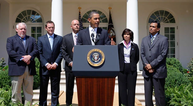 Obama's ratings both up and down in polls