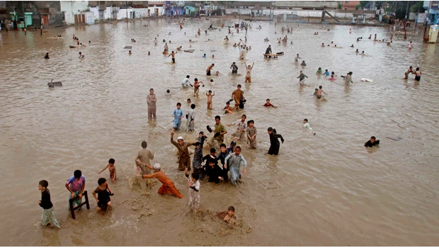 Tropical storm hits Pakistan's largest city; 7 die