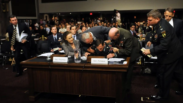 US top general in Iraq, Afghanistan collapses during hearing