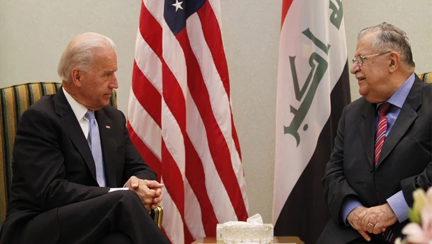 Biden, Iraqi president discuss how to end deadlock