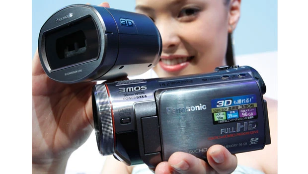 Panasonic introduces 3-D camcorder for consumers