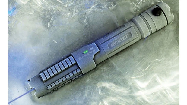 Blue laser hazard
