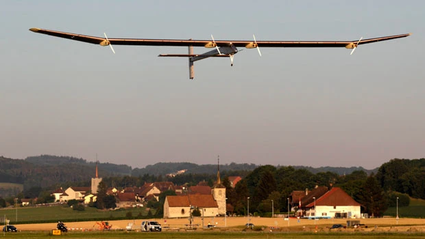 Swiss solar plane flying high in crucial test