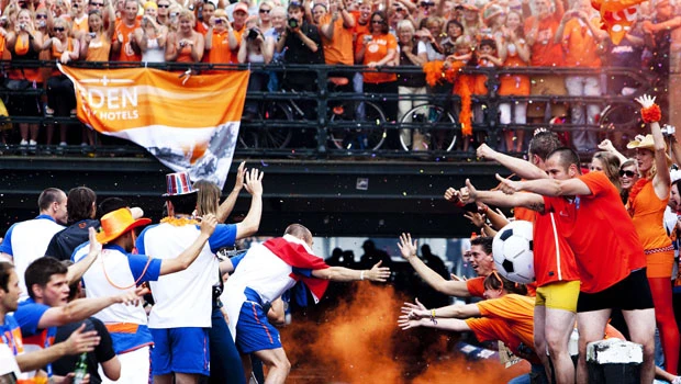 Dutch celebrate 2nd place in World Cup