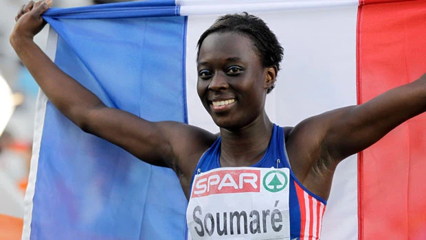 Soumaire flies to women's 200 win at Euros