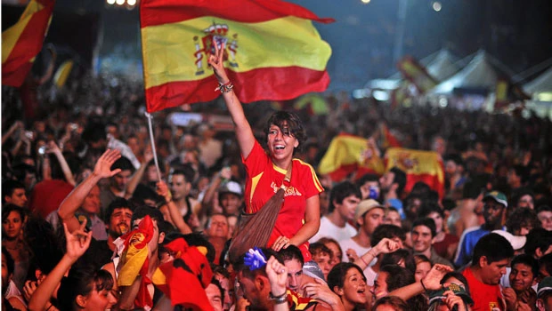 Riotous celebrations as Spain wins first World Cup