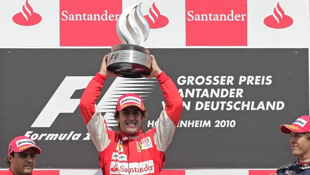 Alonso leads controversial Ferrari one-two