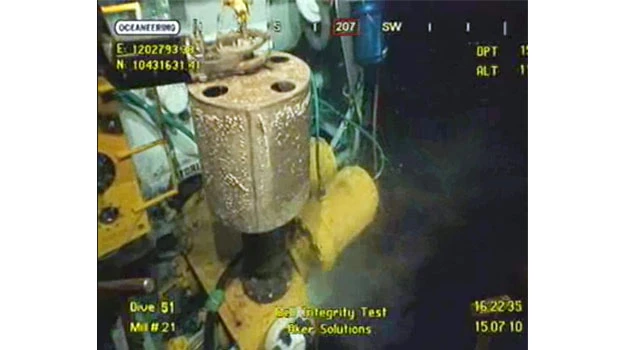 Early test shows no leak in broken BP well