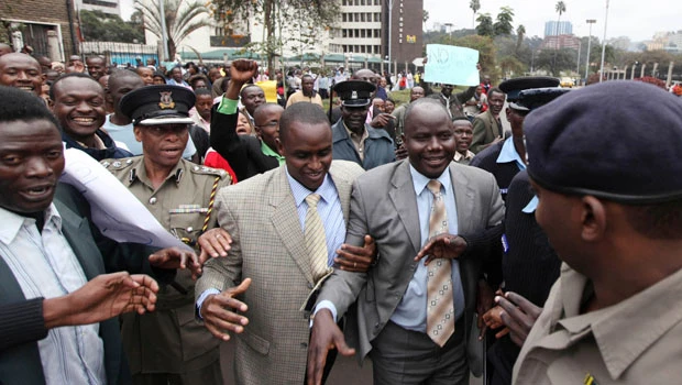Kenyans march to demand rollback of MPs' salaries