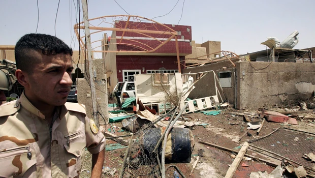 Bomb kills 6 at Baghdad office of Arabic channel