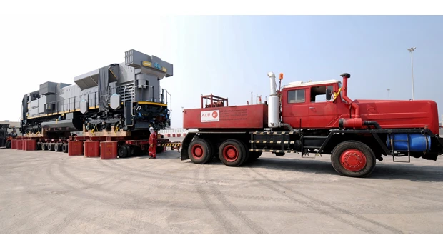 First locomotives for mineral railway arrive