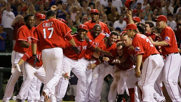 Rangers in big victory over Red Sox