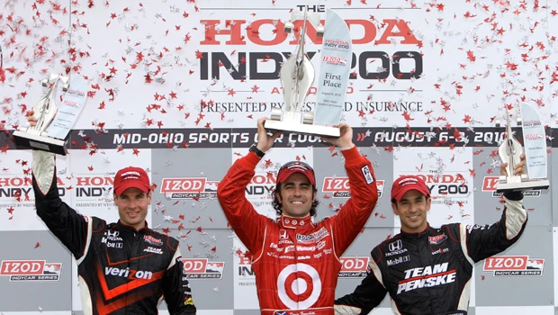 Franchitti edges Power at Mid-Ohio