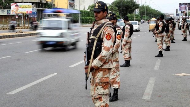 Pakistan's Karachi shut after 45 killed in clashes