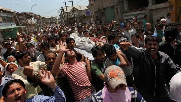 Troops gun down three in Kashmir