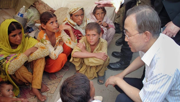 Ban urges world to help Pakistan