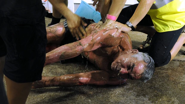 Russian man dies in searing heat at sauna contest